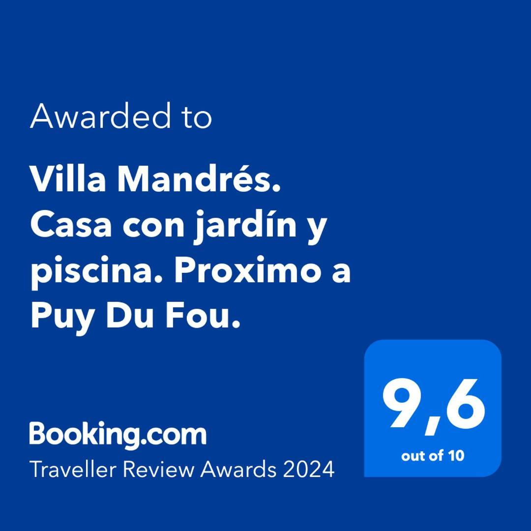 Mandres. Casa Con Jardin Y Piscina. Proximo A Puy Du Fou. Apartment Totanes